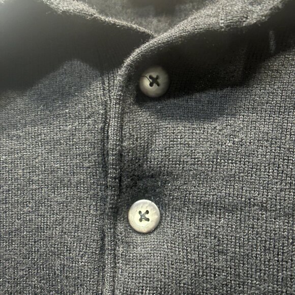 EUC Boss Hugo Boss Long Sleeved Kint Polo Sweater Merino Wool Size Medium - Picture 5 of 12